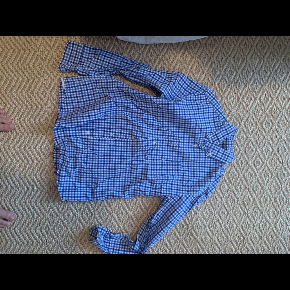 Crewcuts blue button down